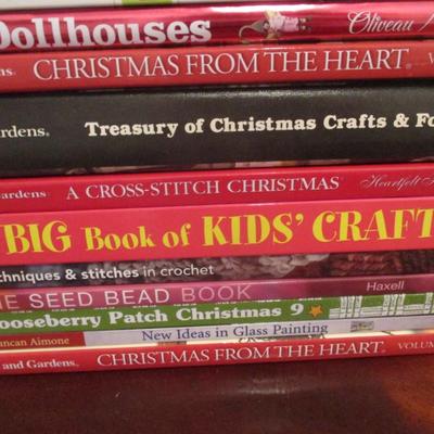 Variety Of Creative Arts & Crafts Books A Few Are Doll Houses Glass Artist's Reverse Paintings #1
