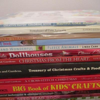 Variety Of Creative Arts & Crafts Books A Few Are Doll Houses Glass Artist's Reverse Paintings #1