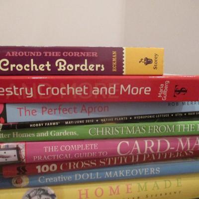 Variety Of Creative Arts & Crafts Books A Few Silk Ribbon Flowers Painting Cross Stitch Card Making #5