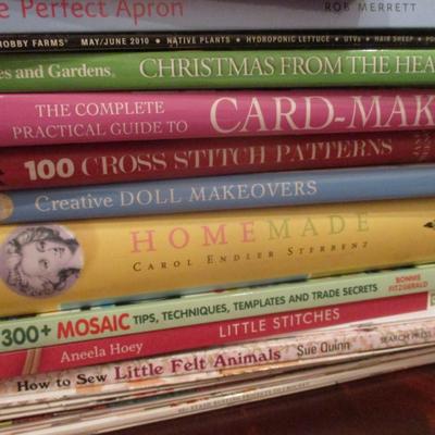 Variety Of Creative Arts & Crafts Books A Few Silk Ribbon Flowers Painting Cross Stitch Card Making #5