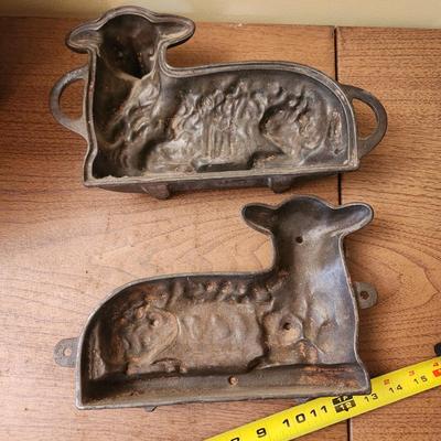 Griswold Cast Iron Lamb Cake Mold no 866