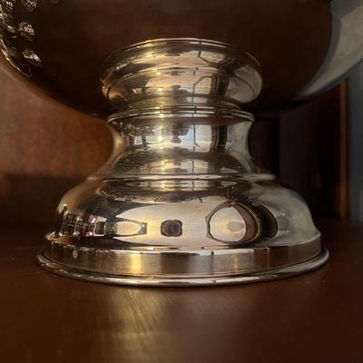 Silverplated Punchbowl, Cups, Tray & Ladle