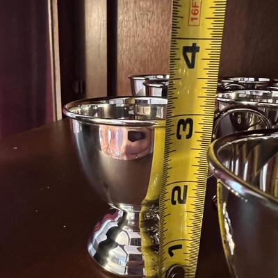 Silverplated Punchbowl, Cups, Tray & Ladle