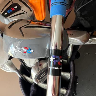 Master Grip Golf Bag & Assorted Clubs