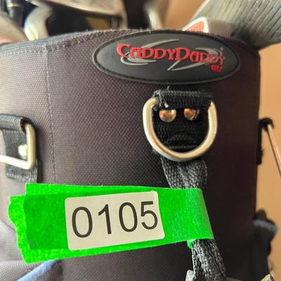 Caddy Daddy Golf Bag & Assorted Clubs