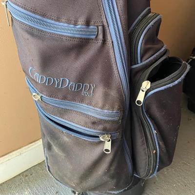 Caddy Daddy Golf Bag & Assorted Clubs