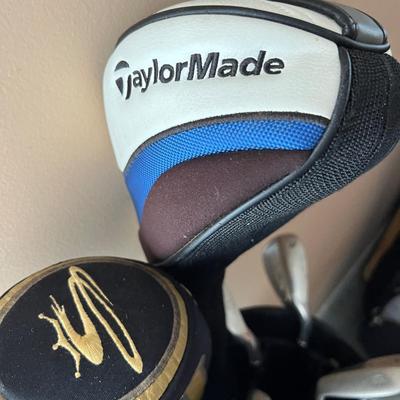 Caddy Daddy Golf Bag & Assorted Clubs