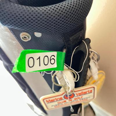 Taylor Made Golf Bag & Assorted Clubs