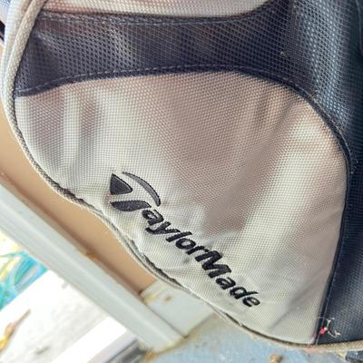 Taylor Made Golf Bag & Assorted Clubs
