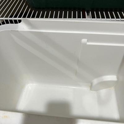 Lot of 2 Vintage Igloo Coolers + Igloo Wheelie Cool