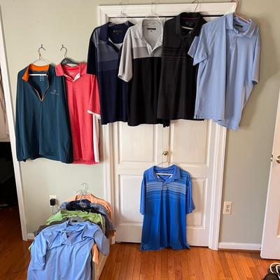 Men's Golf Shirts Lot Sz. XL - Adidas, Puma, Nike, Pebble Beach, Ben Hogan