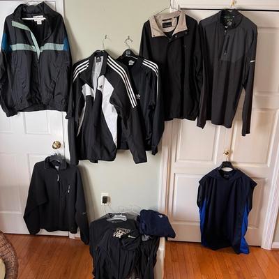 Men’s Sportswear Lot - Adidas, Tek Gear, Wilson, NFL Team Apparel