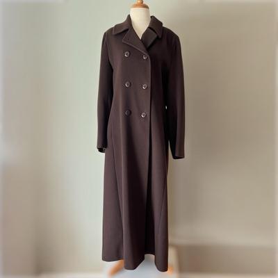 High End Designer Fleurette Italian Cashmere Womens Coat Sz 10