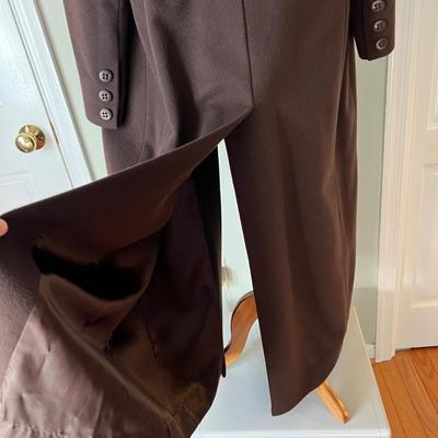 High End Designer Fleurette Italian Cashmere Womens Coat Sz 10