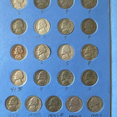 Jefferson Nickels (Collection starting 1962)