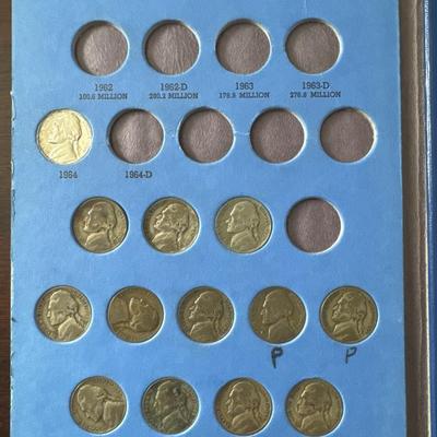 Jefferson Nickels (Collection starting 1962)