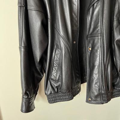 Lot of 3 Men's Leather Jackets - Wilson, Alfani, Fantasia