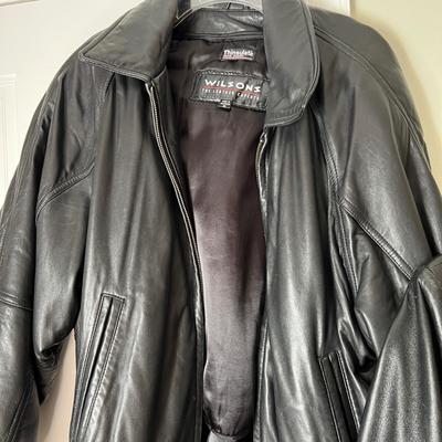 Lot of 3 Men's Leather Jackets - Wilson, Alfani, Fantasia