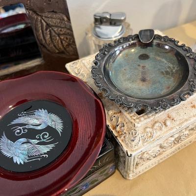 Mixed Decorative Smalls Lot - Boch Villeroy, Sheffield, Blown Glass, Porcelain