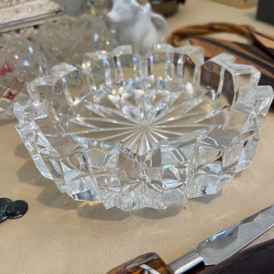 Mixed Decorative Smalls Lot - Boch Villeroy, Sheffield, Blown Glass, Porcelain