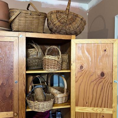 Big Lot of Baskets - Various Styles & Sizes