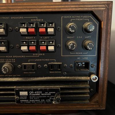 Vintage Sansui QR-4500 4 Channel Receiver