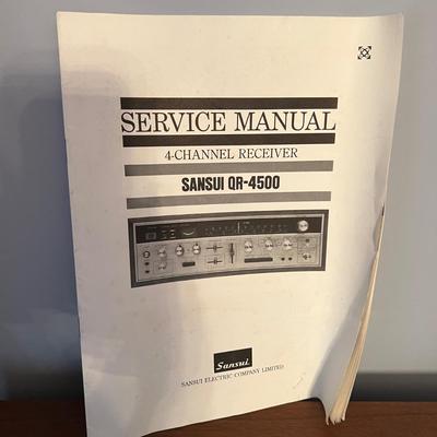 Vintage Sansui QR-4500 4 Channel Receiver