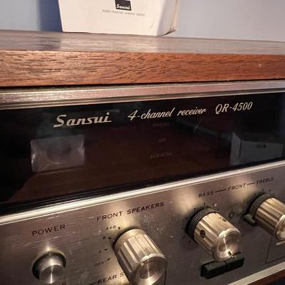 Vintage Sansui QR-4500 4 Channel Receiver