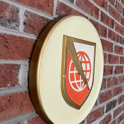 Vintage USA Military Emblem Wall Plaque by Sculptural Promotional Inc.
