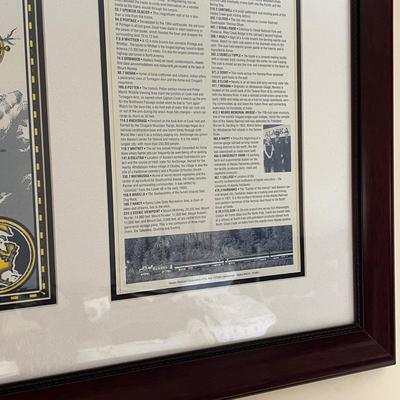 Professionally Framed & Matted Print Art 28"x31"