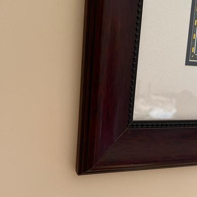 Professionally Framed & Matted Print Art 28"x31"
