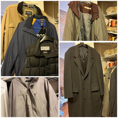 Mixed Outerwear Lot - Michael Kors, Izod, London Fog, Columbia, Jos. A Bank