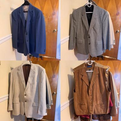 Jos. A. Bank, Tommy Hilfiger, and Other Suit Jackets and Vests - Men’s Size M-L (GB-DZ)