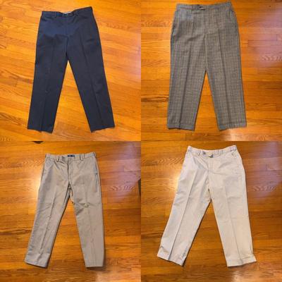 Saddlebred, Haggar Clothing, Jos A Banks plus Other Men’s Dress Pants - men’s sizes 34-38 (GB-DZ)