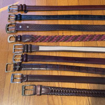 Genuine Leather and Other Belts - Sizes 36-38 (GB-DZ)