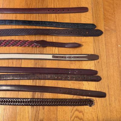 Genuine Leather and Other Belts - Sizes 36-38 (GB-DZ)