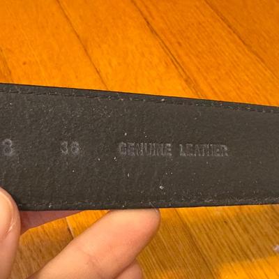Genuine Leather and Other Belts - Sizes 36-38 (GB-DZ)