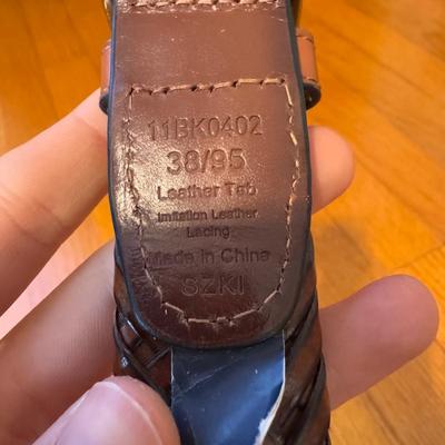 Genuine Leather and Other Belts - Sizes 36-38 (GB-DZ)