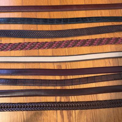 Genuine Leather and Other Belts - Sizes 36-38 (GB-DZ)
