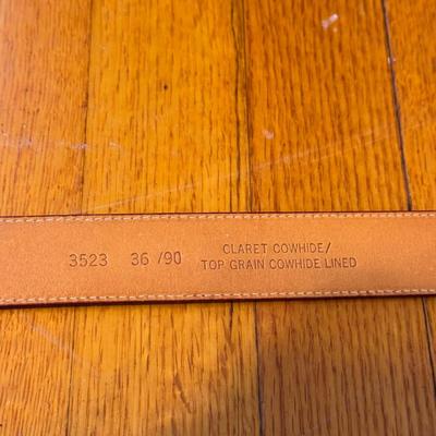 Genuine Leather and Other Belts - Sizes 36-38 (GB-DZ)