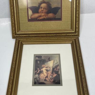 Wall Art Framed Classic Art Prints - Cherubs Angels Putiies
