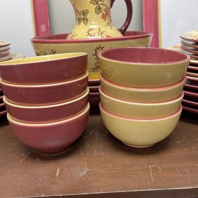 Large Ceramic Pottery set of Royal Doulton Blossom cream & rose