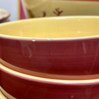 Large Ceramic Pottery set of Royal Doulton Blossom cream & rose
