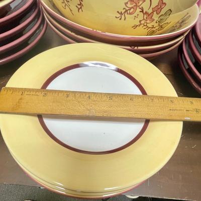 Large Ceramic Pottery set of Royal Doulton Blossom cream & rose