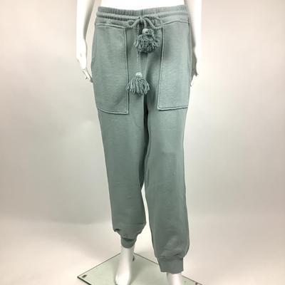 272 New ULLA JOHNSON Charley Fleece Tassel Sage Green Joggers