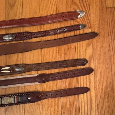 Orvis, Fossil, Brighton and Other Belts - Sizes 36-38 (PB-DZ)