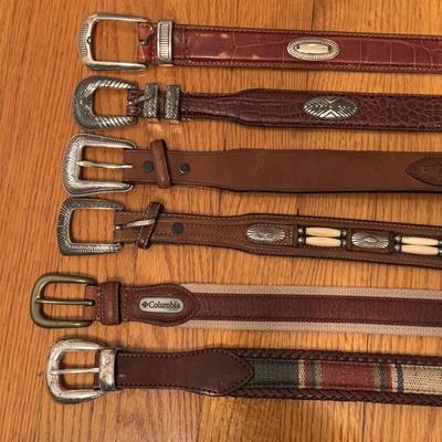 Orvis, Fossil, Brighton and Other Belts - Sizes 36-38 (PB-DZ)