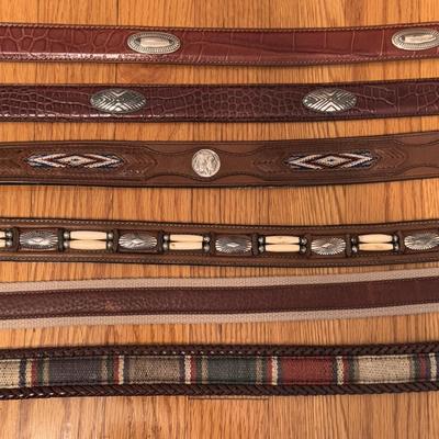Orvis, Fossil, Brighton and Other Belts - Sizes 36-38 (PB-DZ)