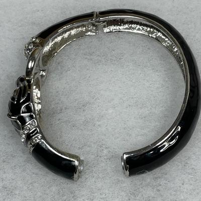 Black Panther hinged bracelet