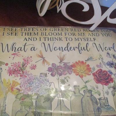 Home Decor Signs 6 - Hello Spring Signs
